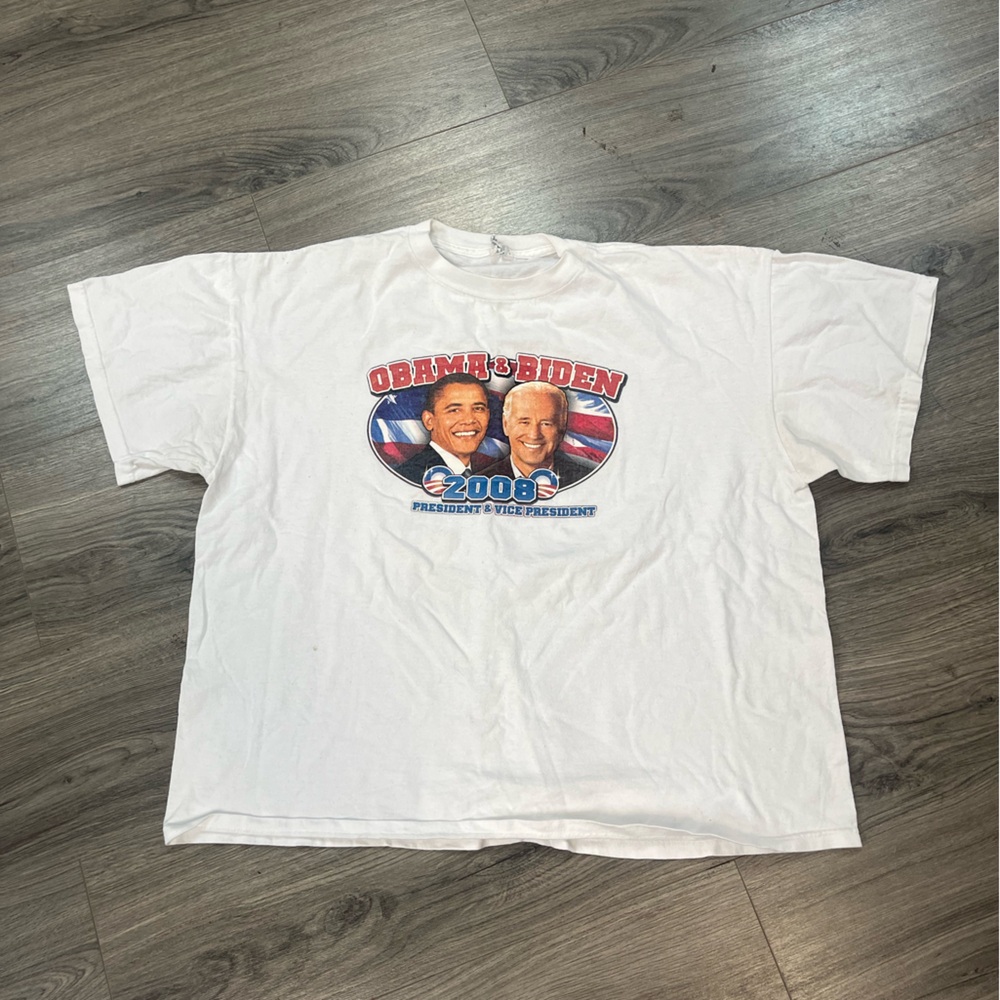 Obama Biden 2008 election graphic T-shirt